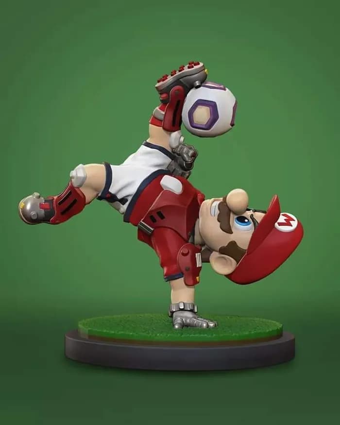 STL - soccer mario