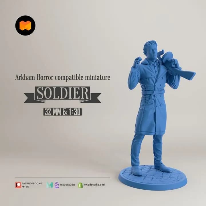 STL - Soldado de Arkham Horror