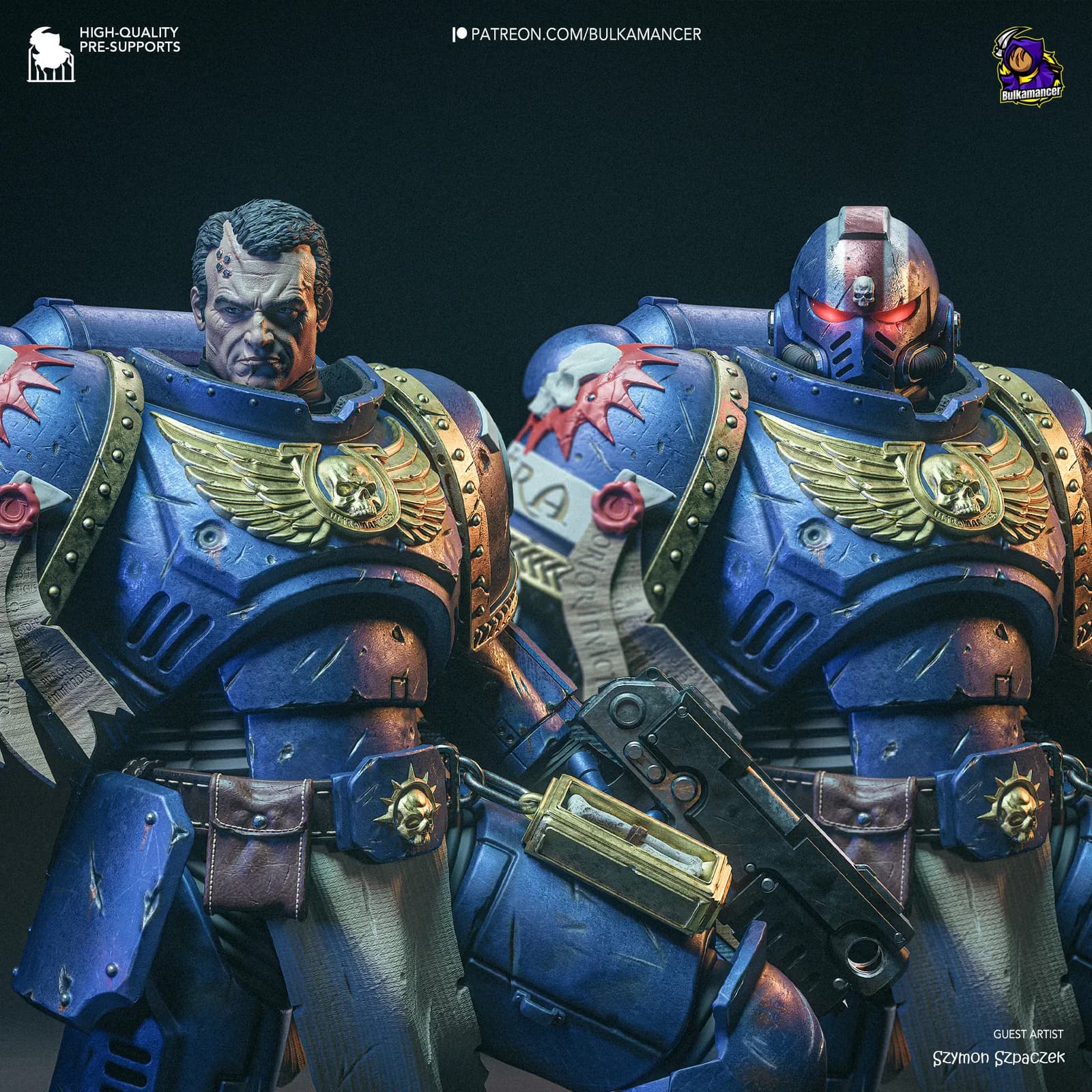 STL - Soldado Galáctico Tacticus Titus render 2