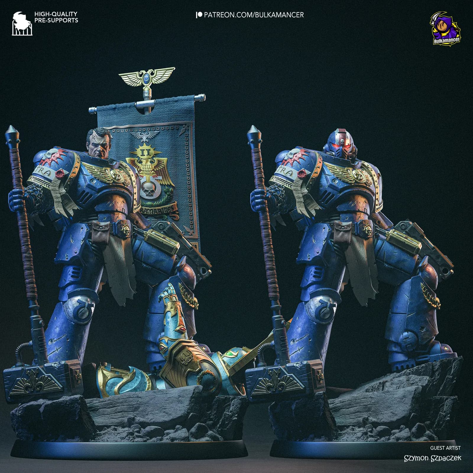 STL - Soldado Galáctico Tacticus Titus render 3