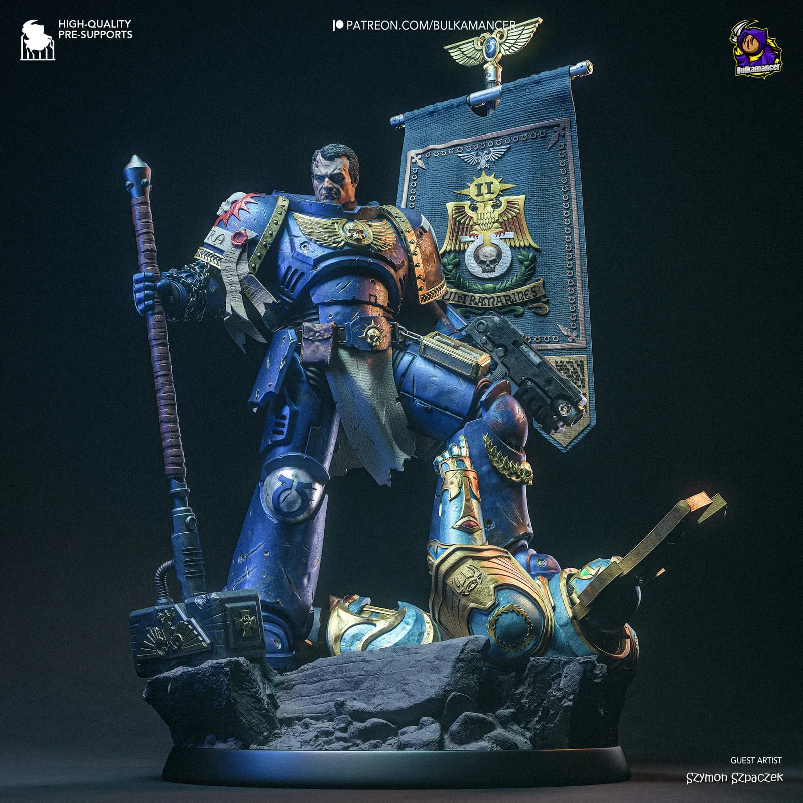 STL - Soldado Galáctico Tacticus Titus render 4