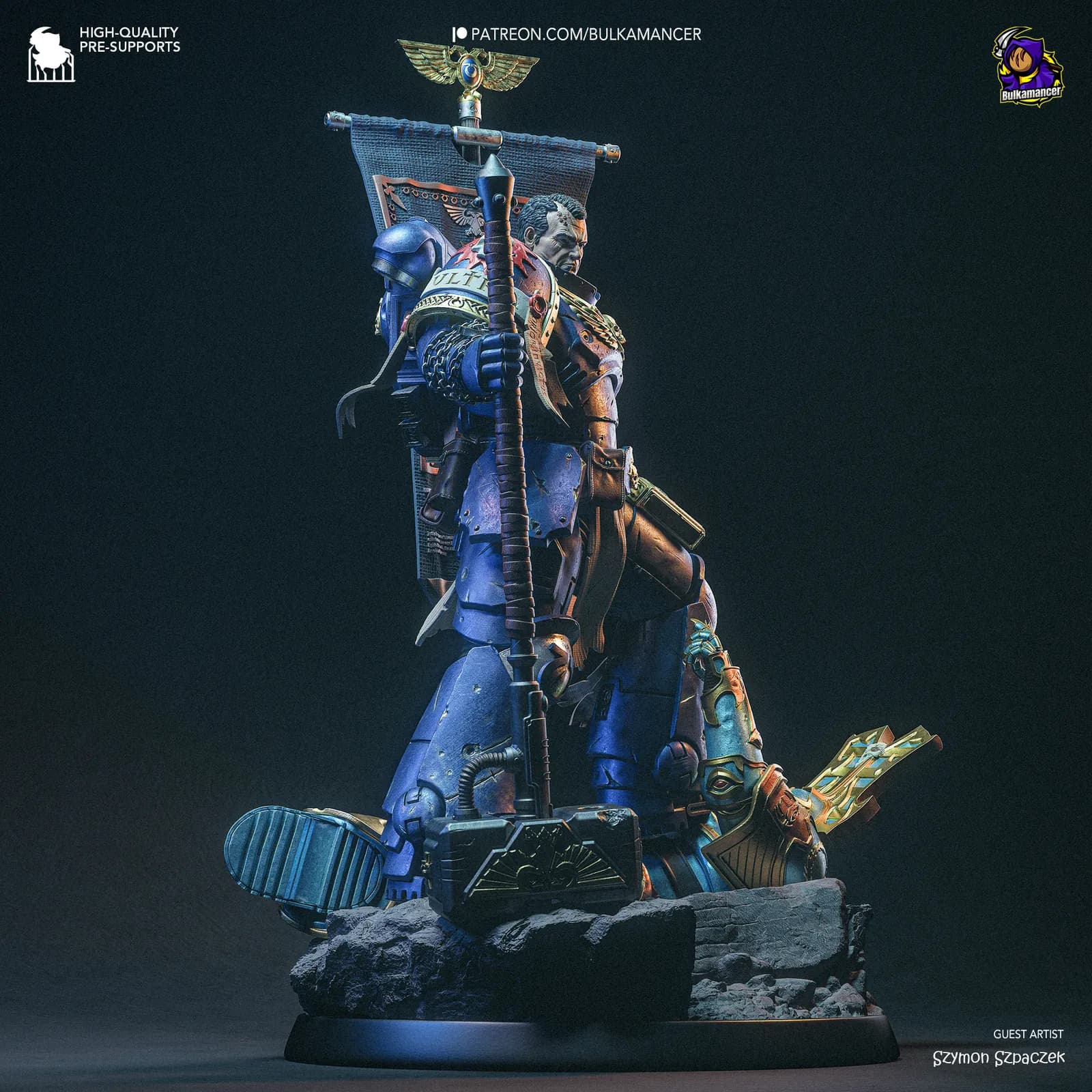 STL - Soldado Galáctico Tacticus Titus render 5