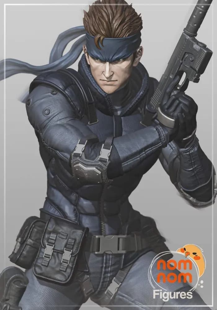 STL - solid snake 178mm