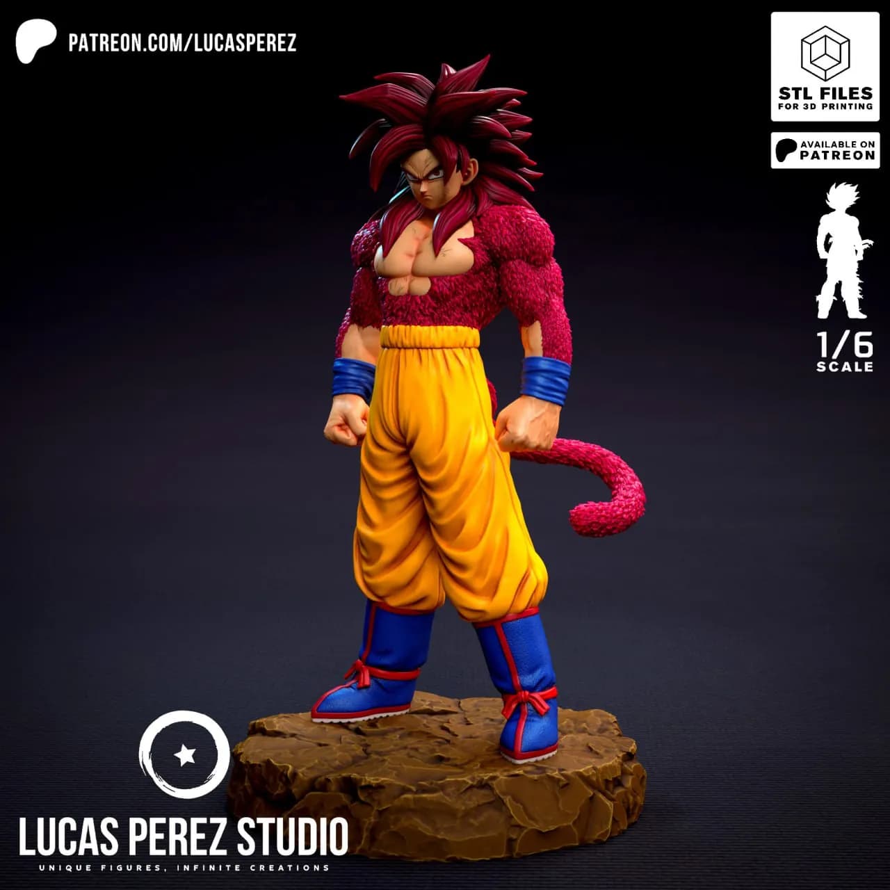 STL - Son Goku Super Saiyan 4