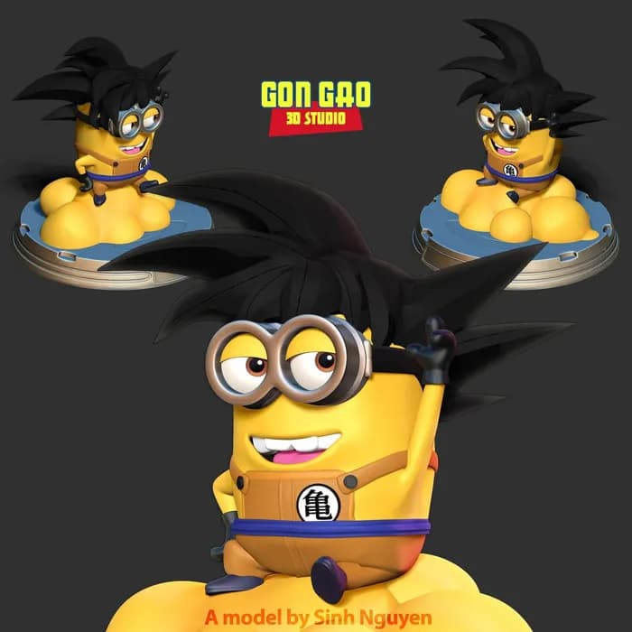 STL - songoku minion