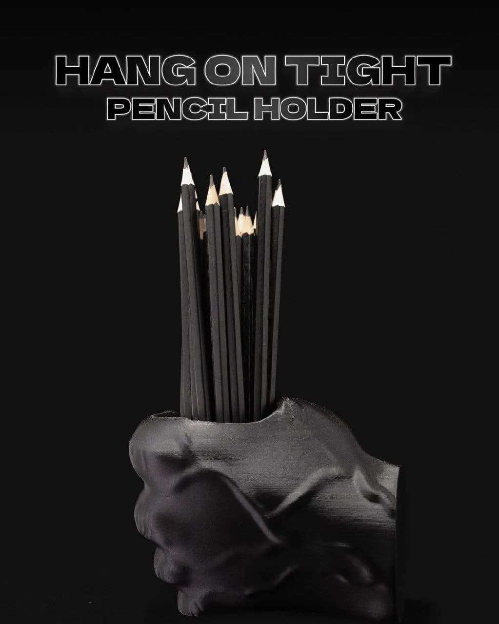 STL - Hang on Tight Pencil Holder