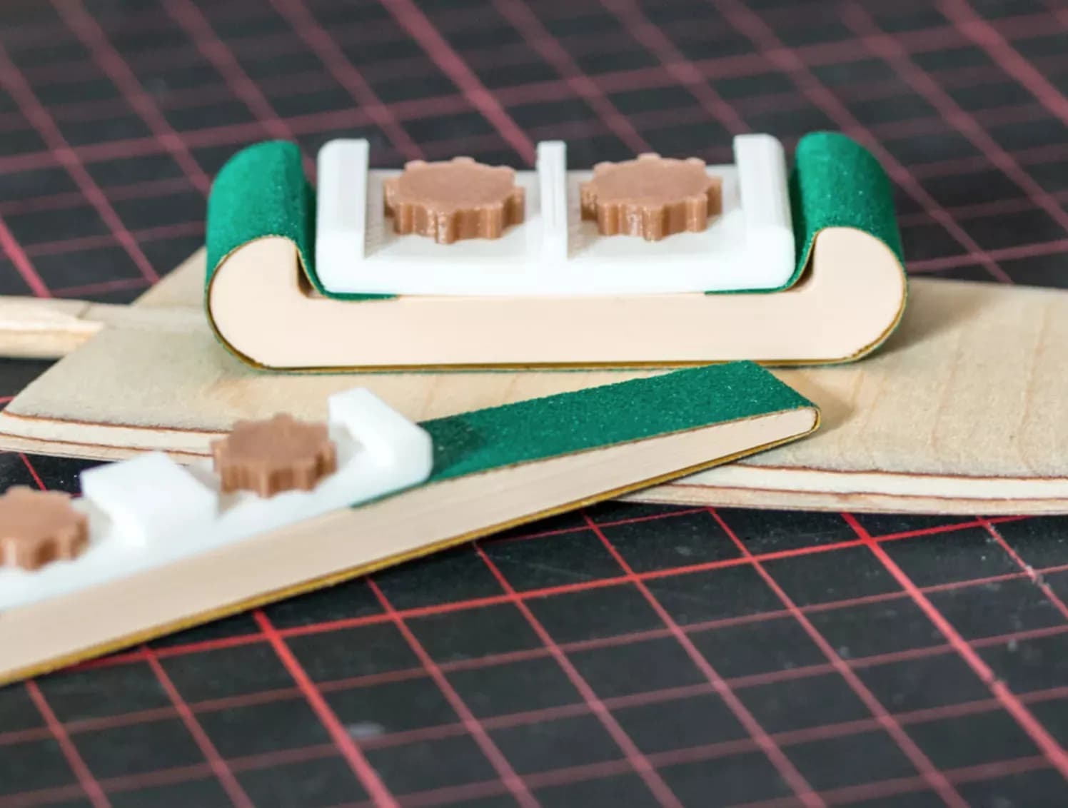 STL - Soporte de Lija Personalizable render 4