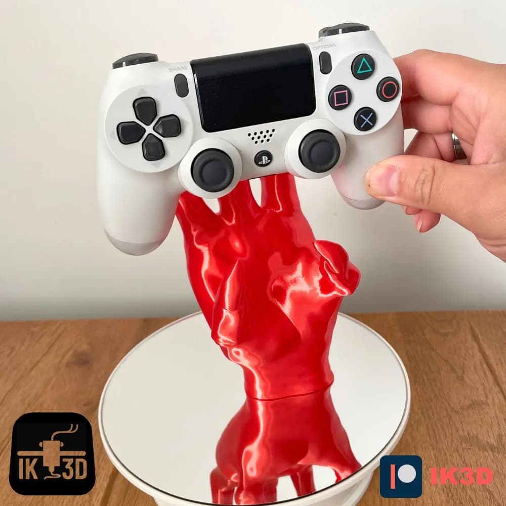 STL - Soporte de mando mano de demonio render 4