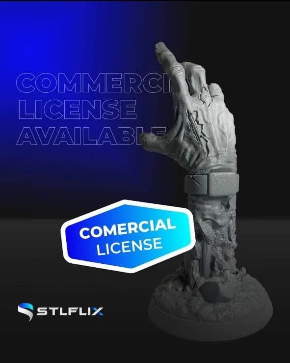 STL - Soporte de Mando Zombie Mano
