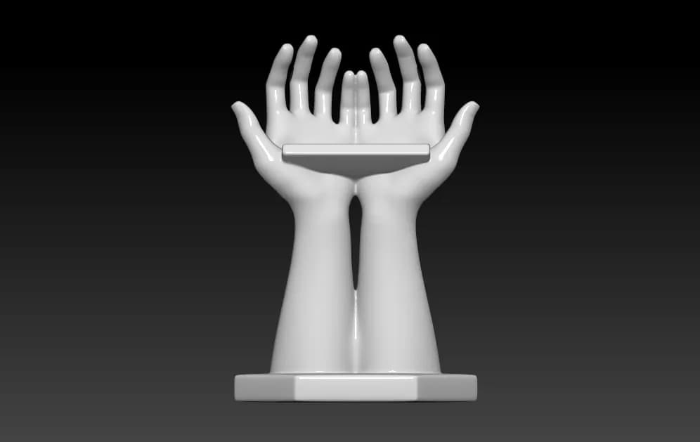 STL - Soporte de manos para móvil