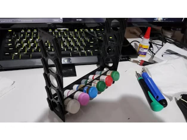 STL - Soporte de pintura modular