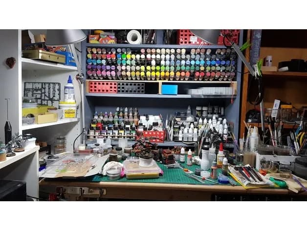 STL - Soporte de pintura modular