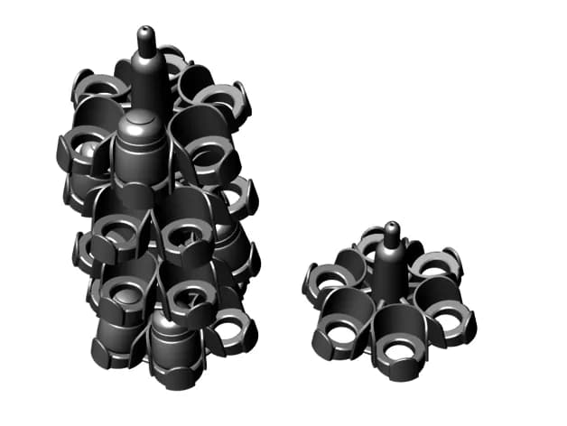 STL - Soporte de pintura modular