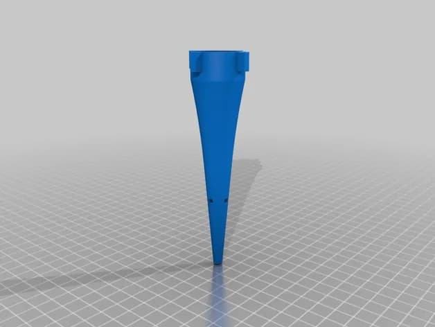 STL - Soporte de riego para plantas render 2