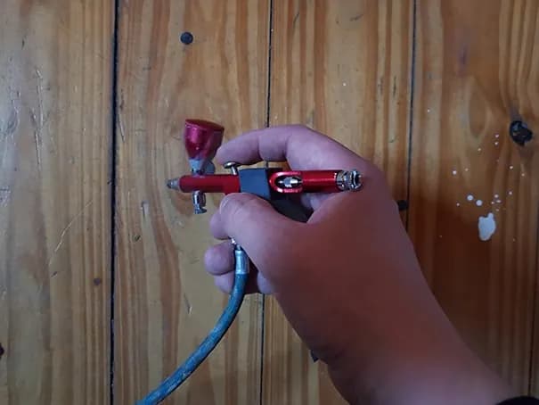 STL - Soporte ergonómico para aerógrafo render 3