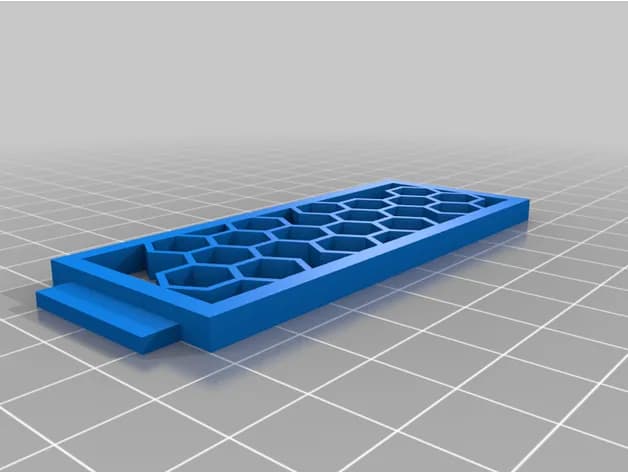 STL - Soporte hexagonal para pinceles render 4