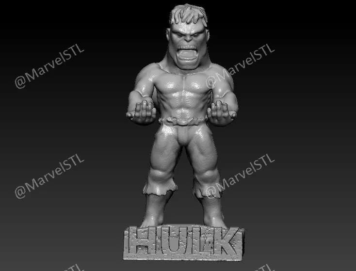 STL - Soporte Hulk con Puños