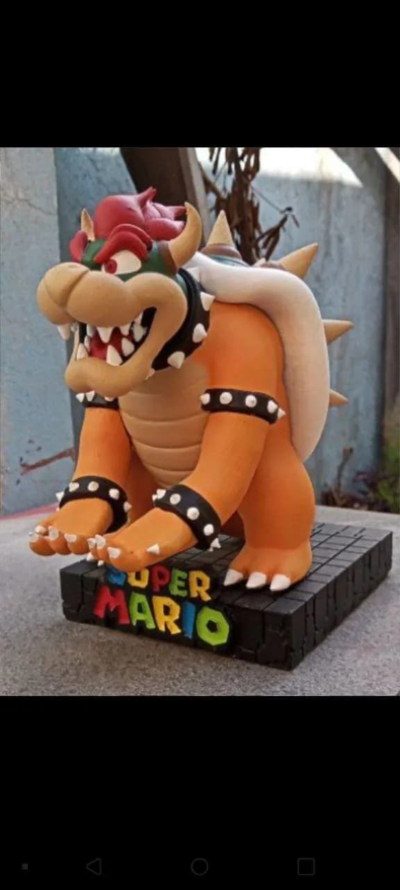 STL - soporte mario bowser