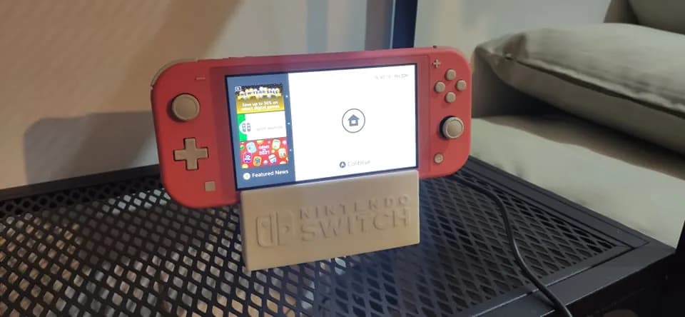 STL - Soporte Nintendo Switch Lite render 3