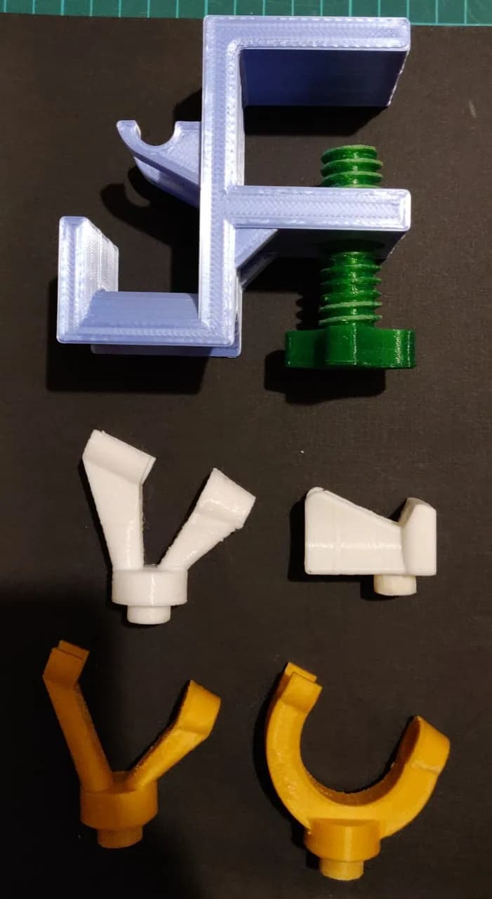 STL - Soporte para aerógrafo 2 render 3