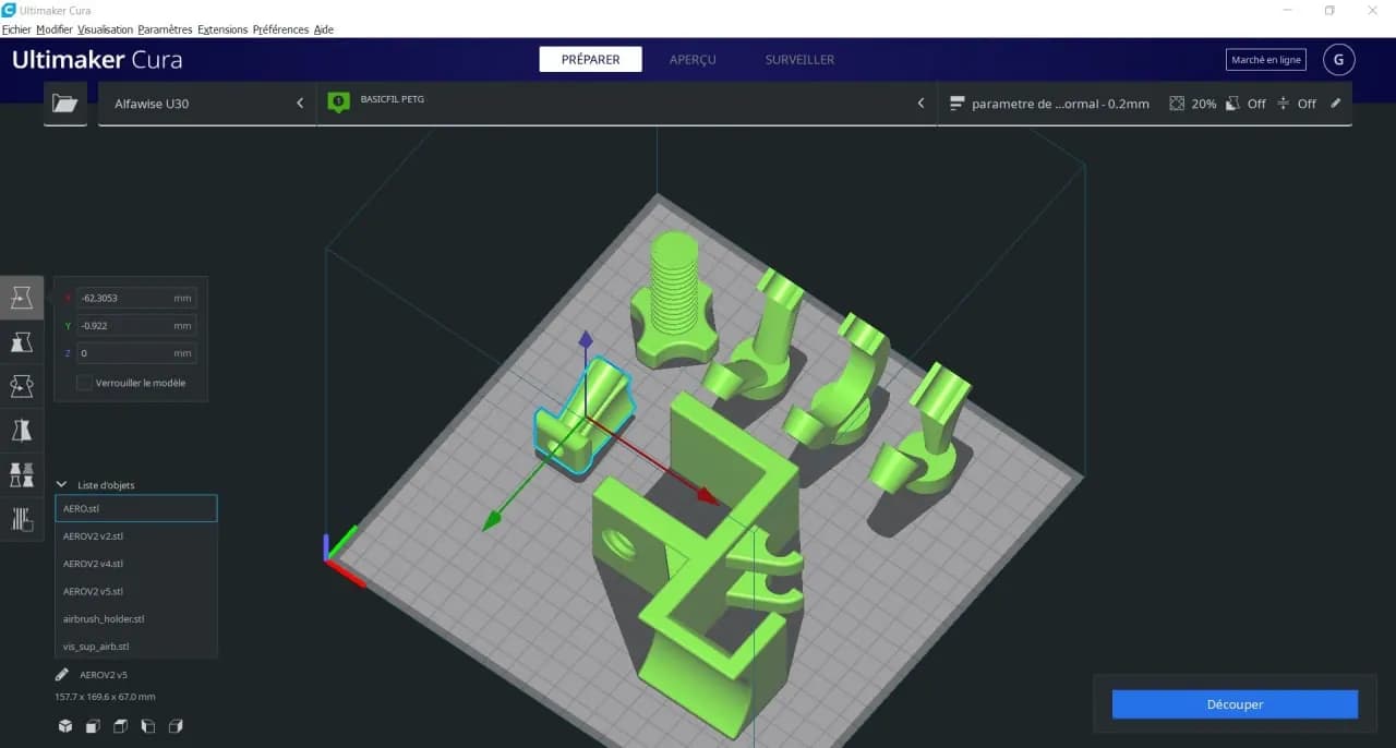 STL - Soporte para aerógrafo 2 render 4