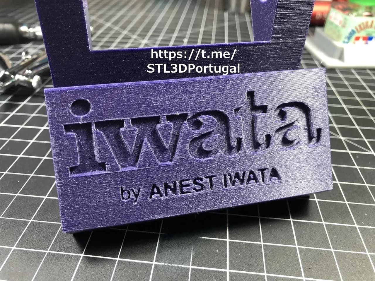 STL - Soporte para aerógrafo 3 render 2