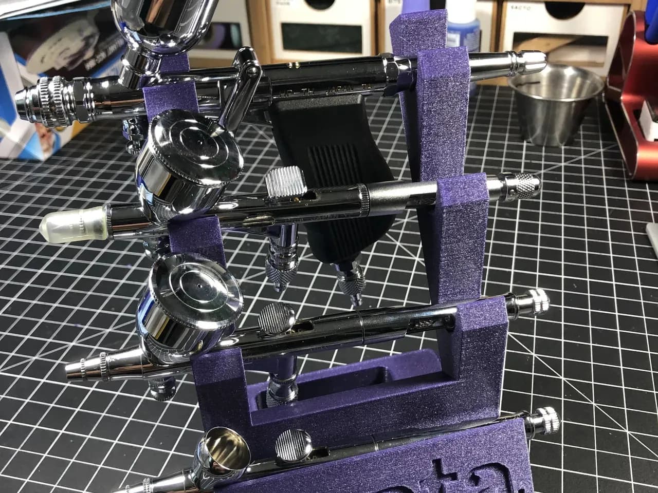 STL - Soporte para aerógrafo 3 render 5