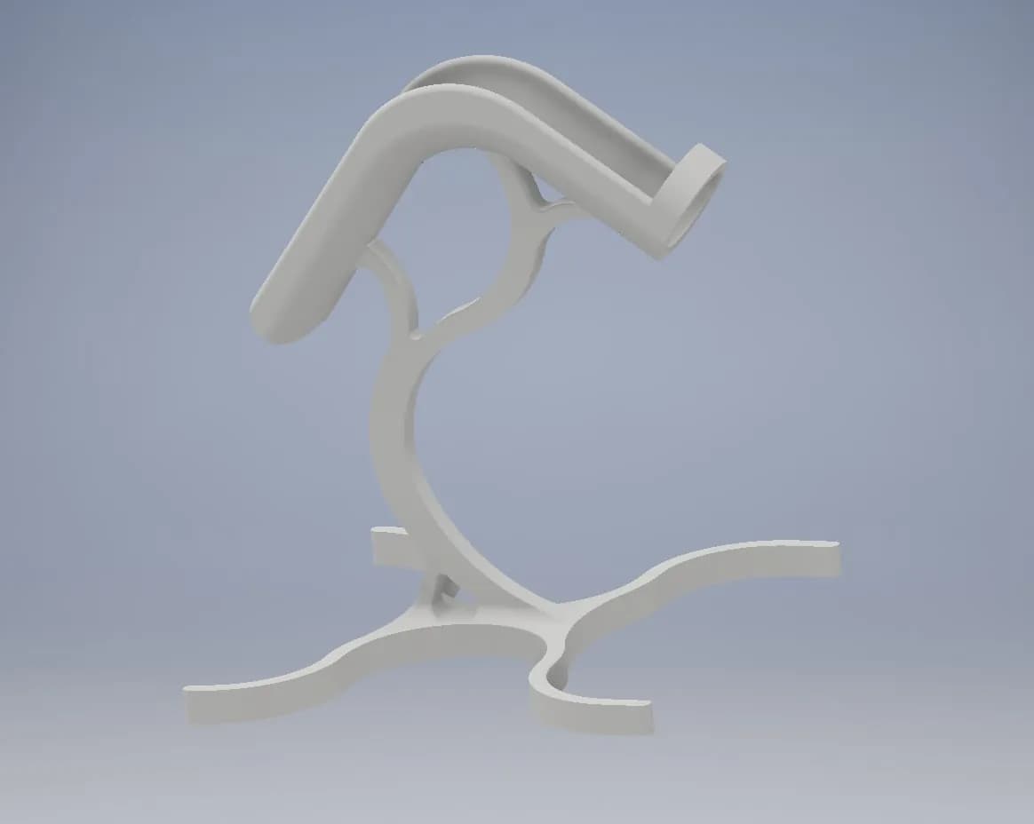 STL - Soporte para aerógrafo 7 render 2