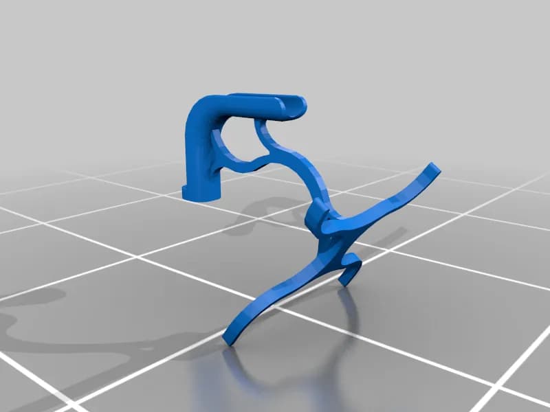 STL - Soporte para aerógrafo 7 render 3