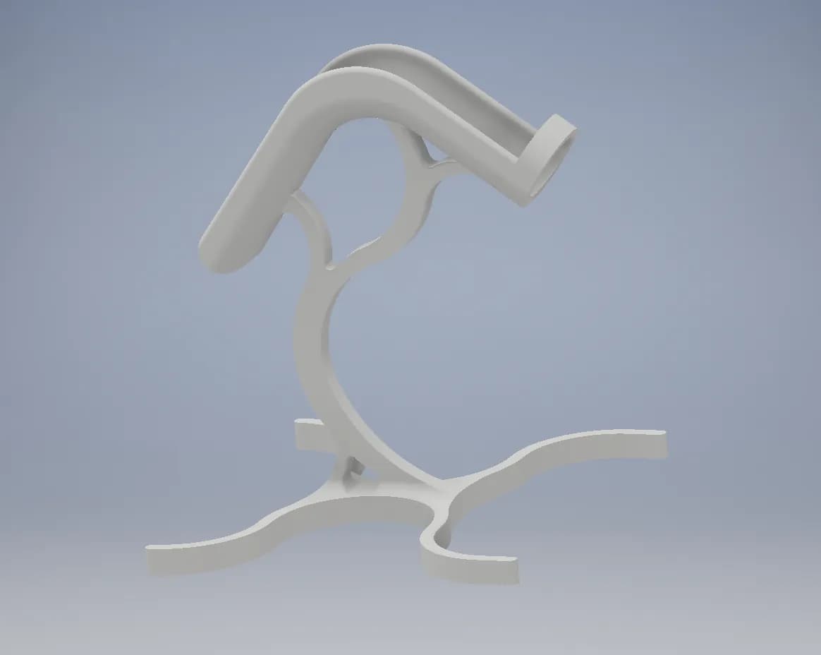 STL - Soporte para aerógrafo 7 render 4