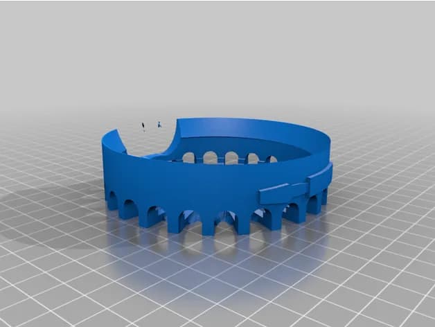 STL - Soporte para Alexa Echo Dot R2 D2 render 3