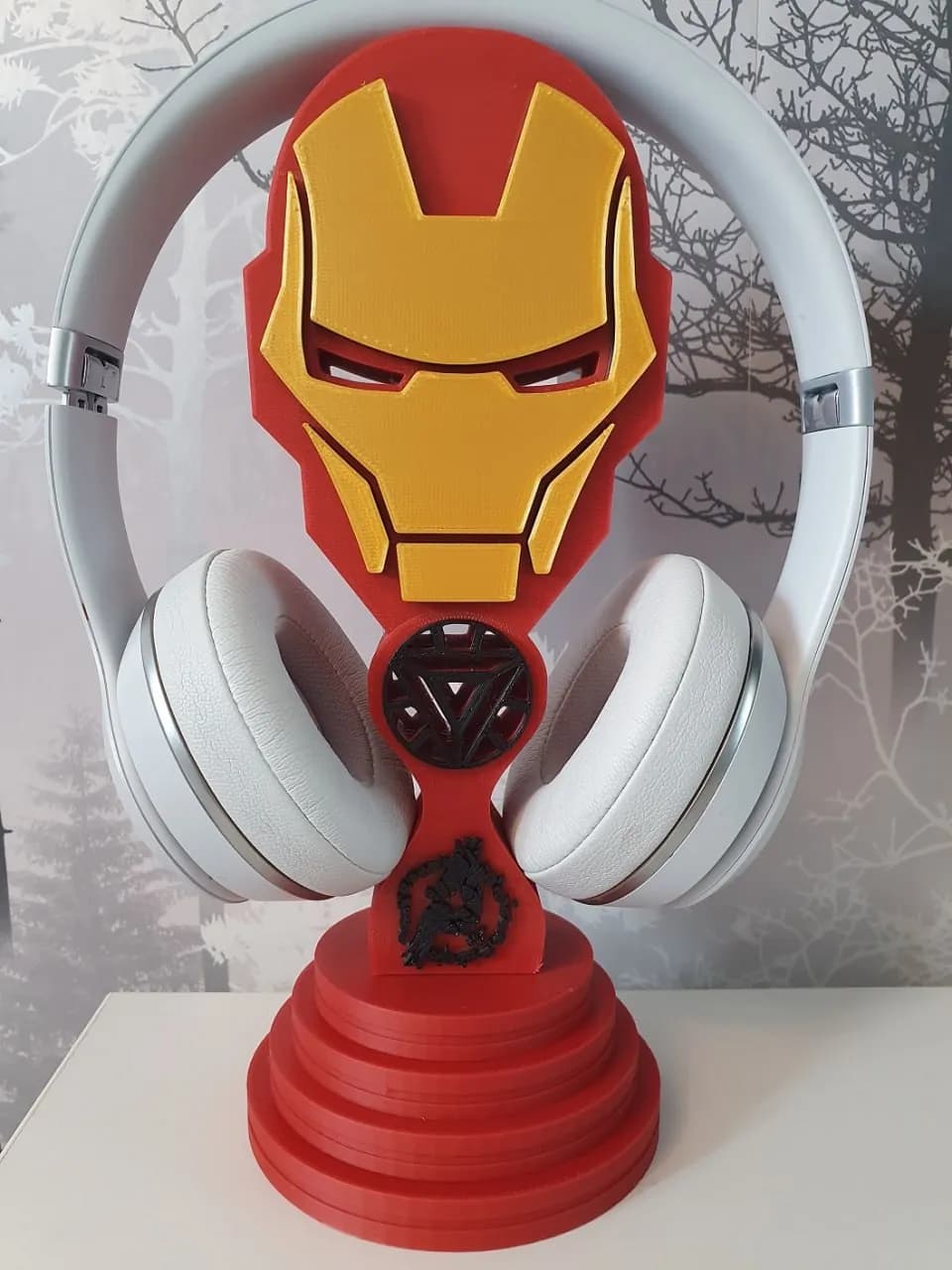 STL - Iron Man Headphone Stand