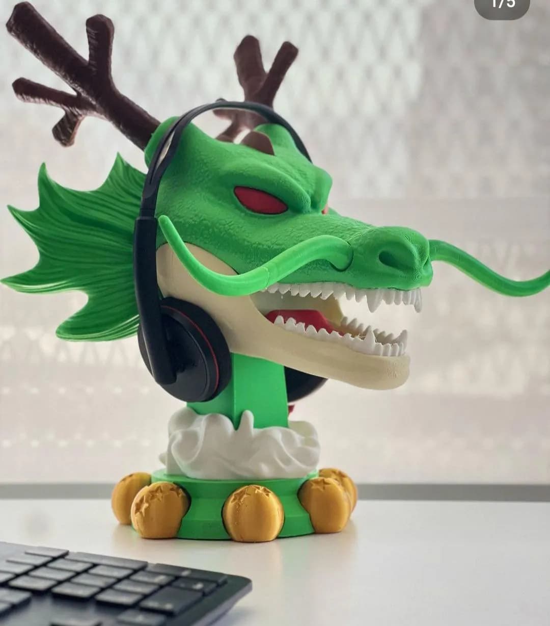 STL - Soporte para auriculares Shenron