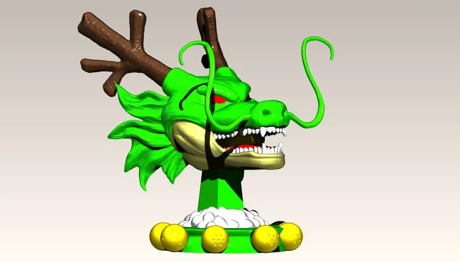 STL - Soporte para auriculares Shenron
