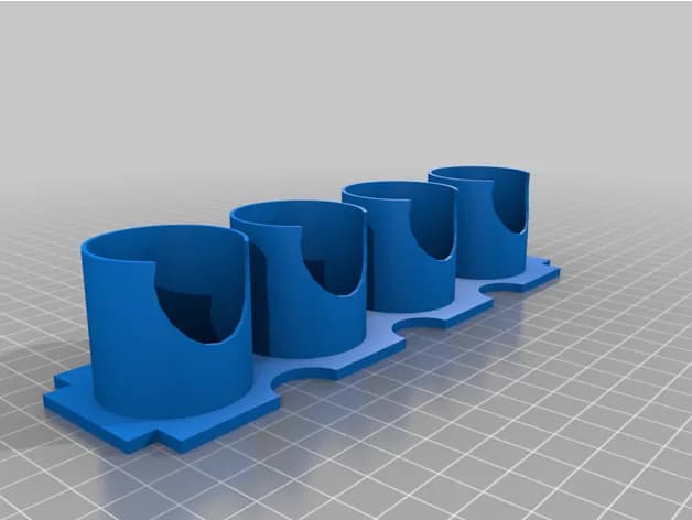 STL - Soporte para botellas de pintura