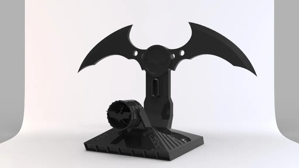 STL - Soporte para control de Batman render 3