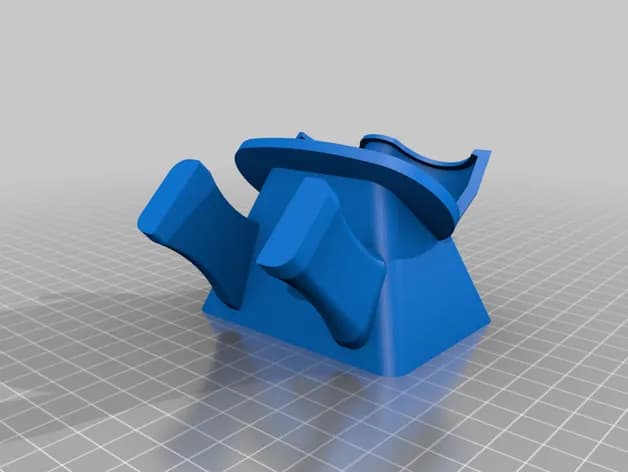 STL - Soporte para control de Gamecube render 2