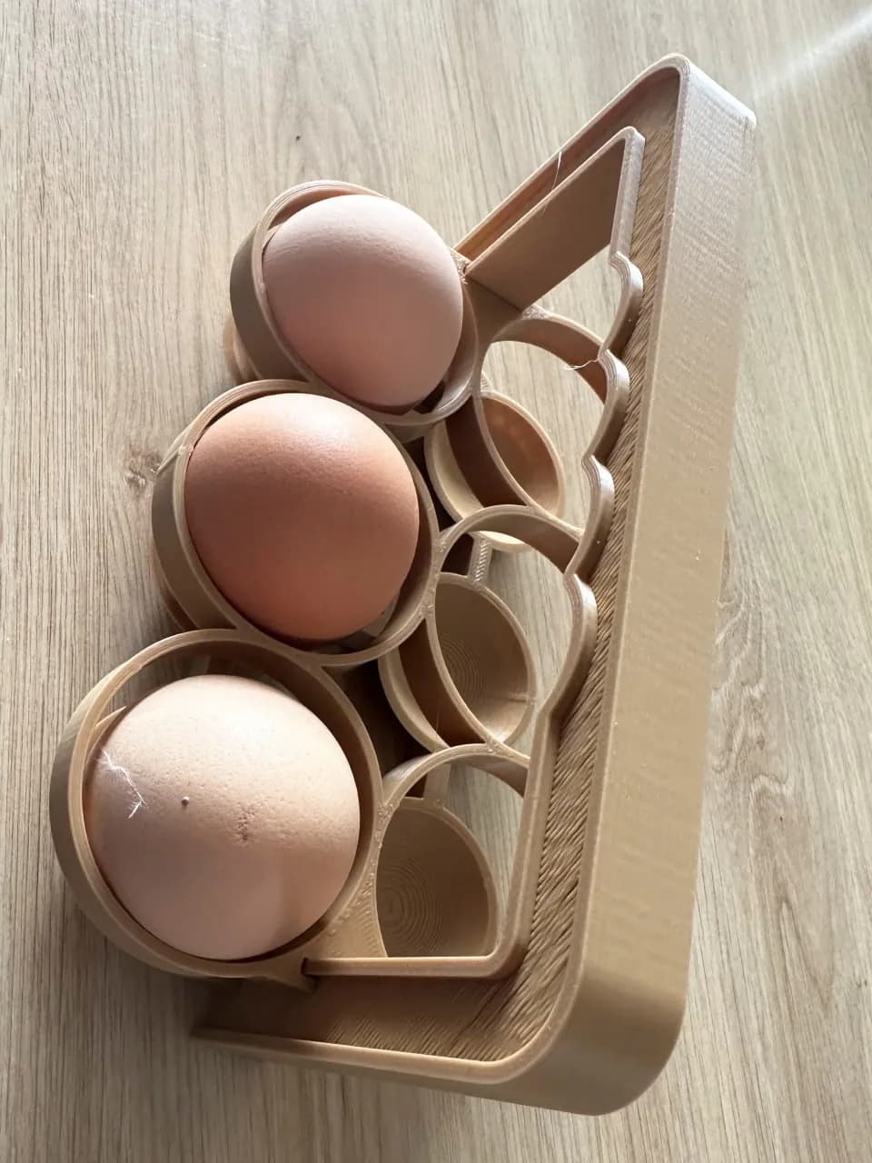 STL - Soporte para huevos de 6 unidades