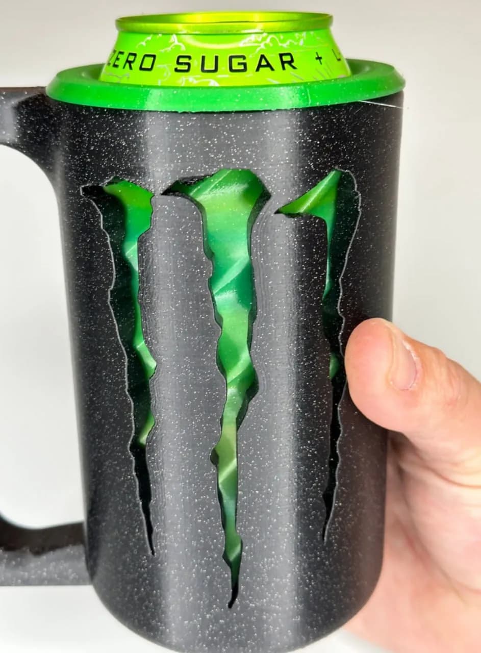 STL - Soporte para lata Monster Energy