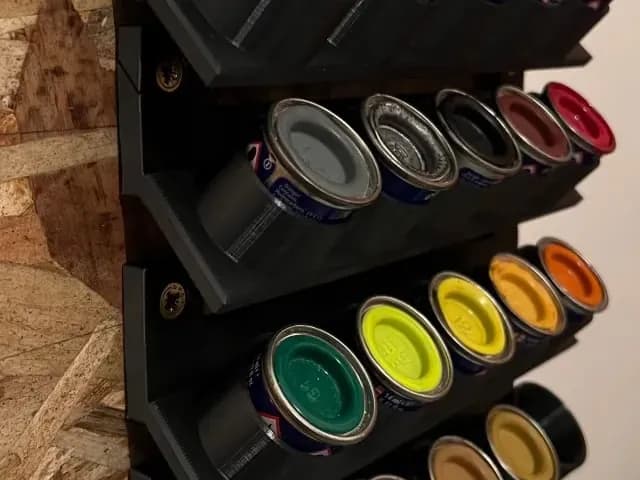 STL - Soporte para latas de pintura