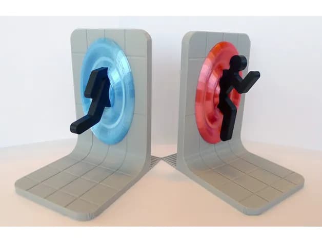 STL - Soporte para libros portal 3D