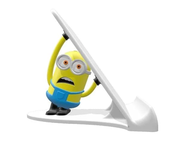 STL - Soporte para móvil de Minion