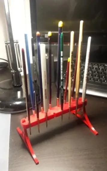 STL - Soporte para pinceles 3D