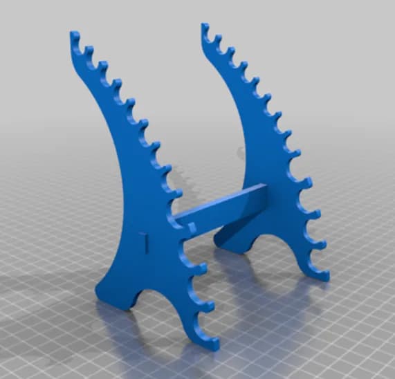 STL - Soporte para pinceles 3D render 2