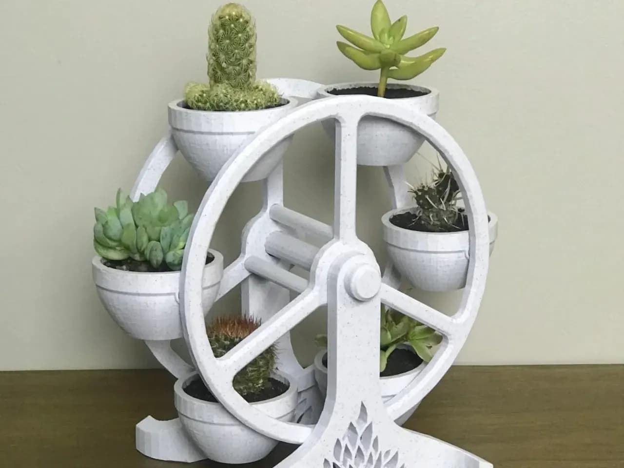 STL - soporte para plantas noria