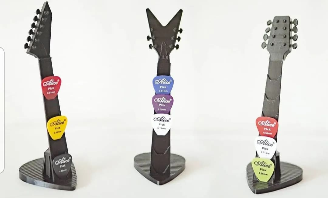 STL - Soporte para púas de guitarra 3
