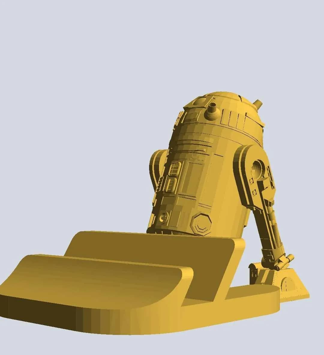 STL - Soporte para smartphone R2 D2