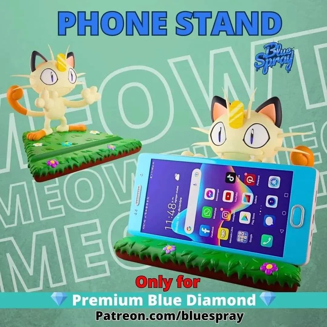 STL - Soporte para teléfono Meowth