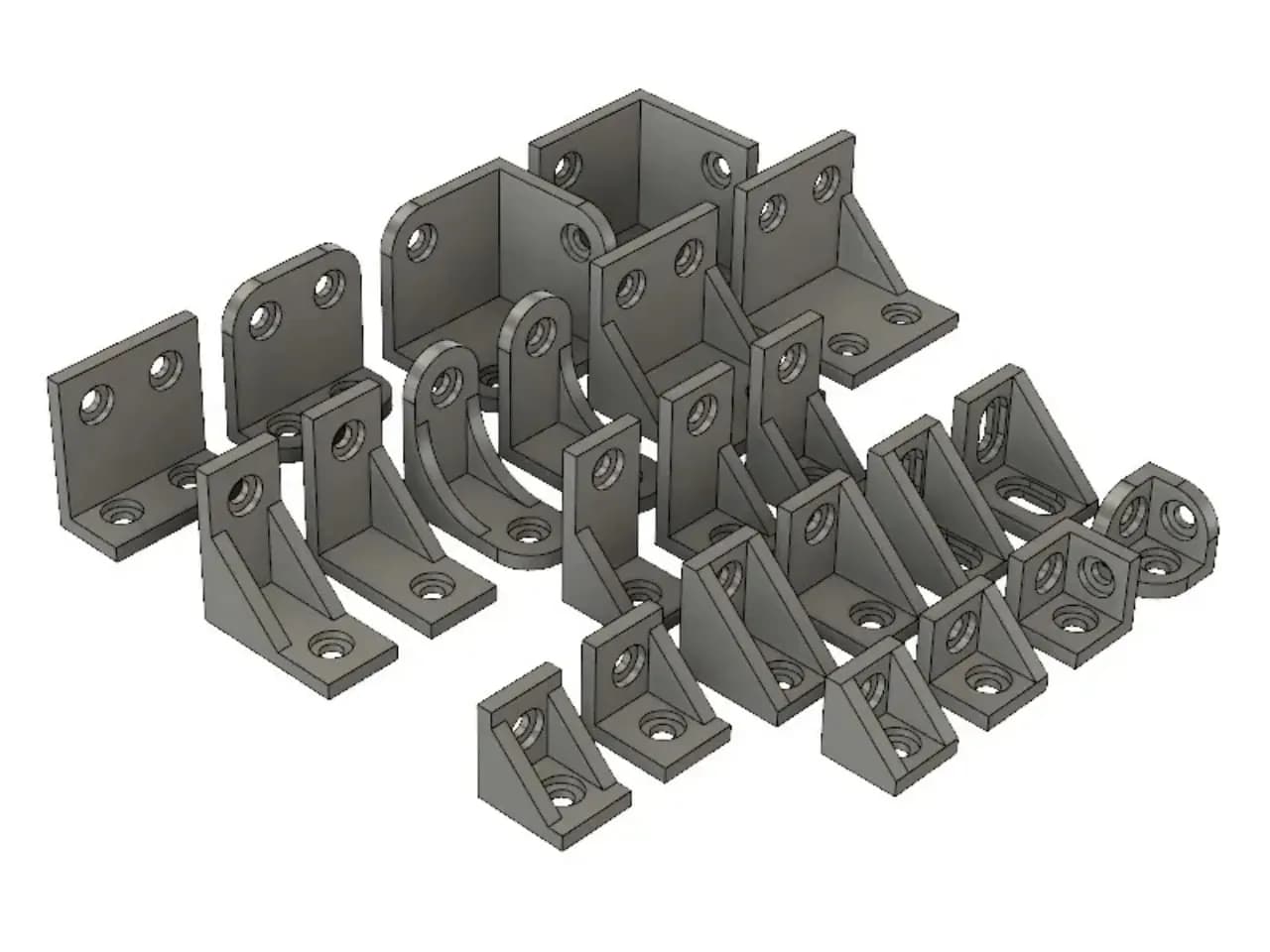 STL - Soportes angulares para extrusión
