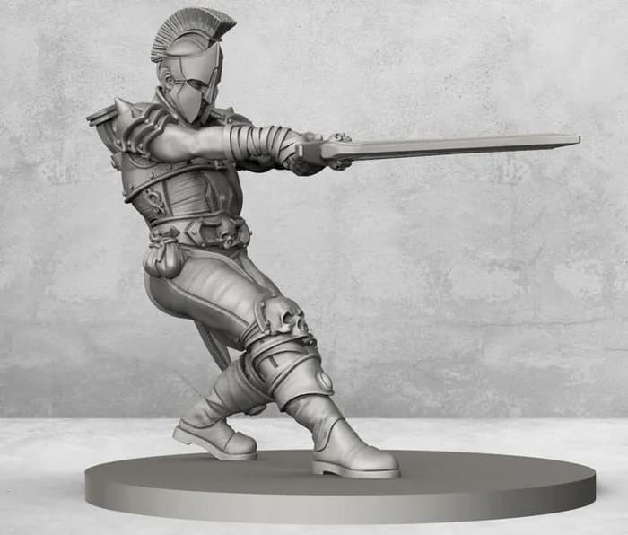 STL - spartan 3d model arms stl